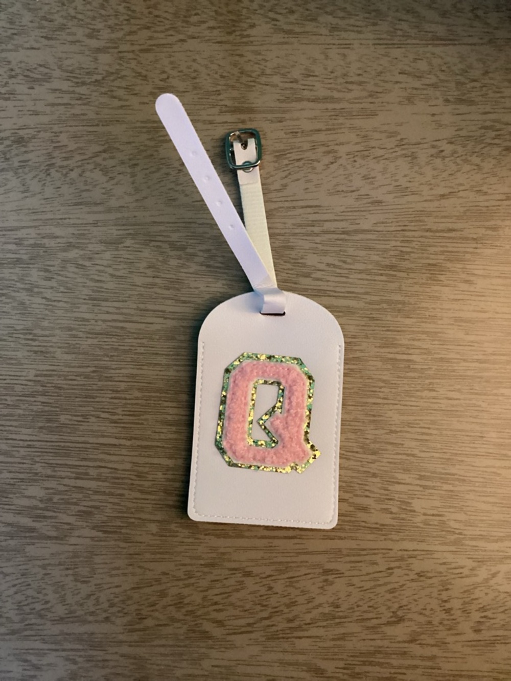 Q Initial Luggage Tag New
